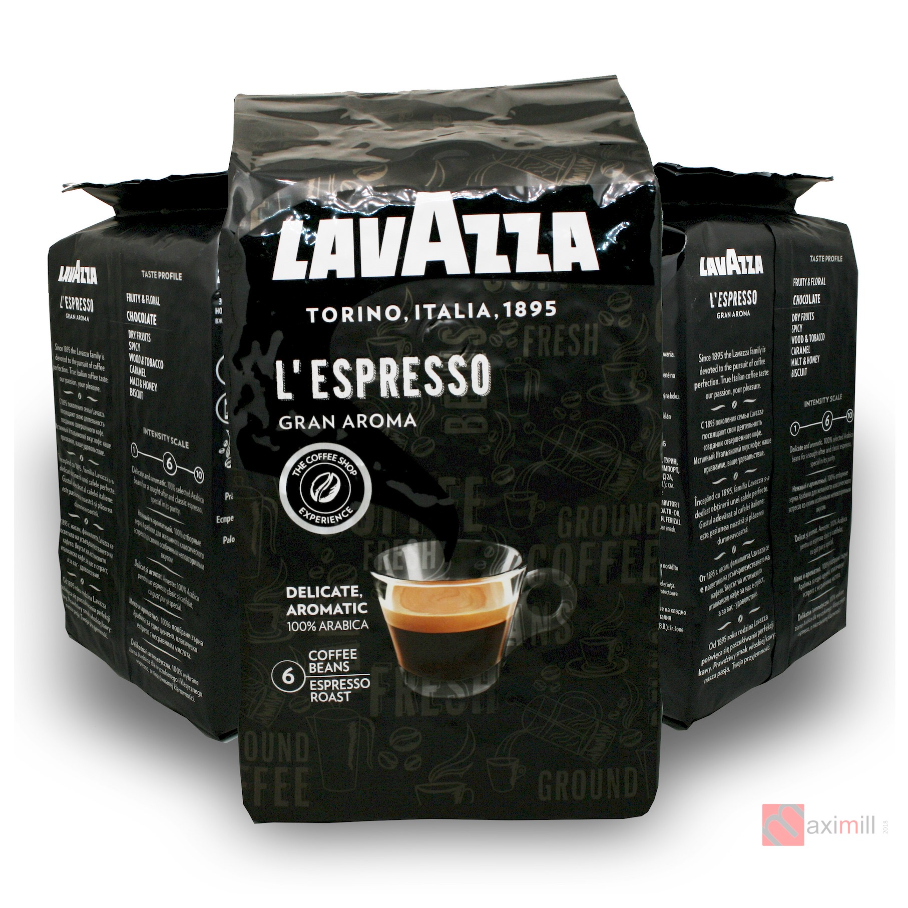 Кофе зерновой Lavazza L Espresso Gran Aroma