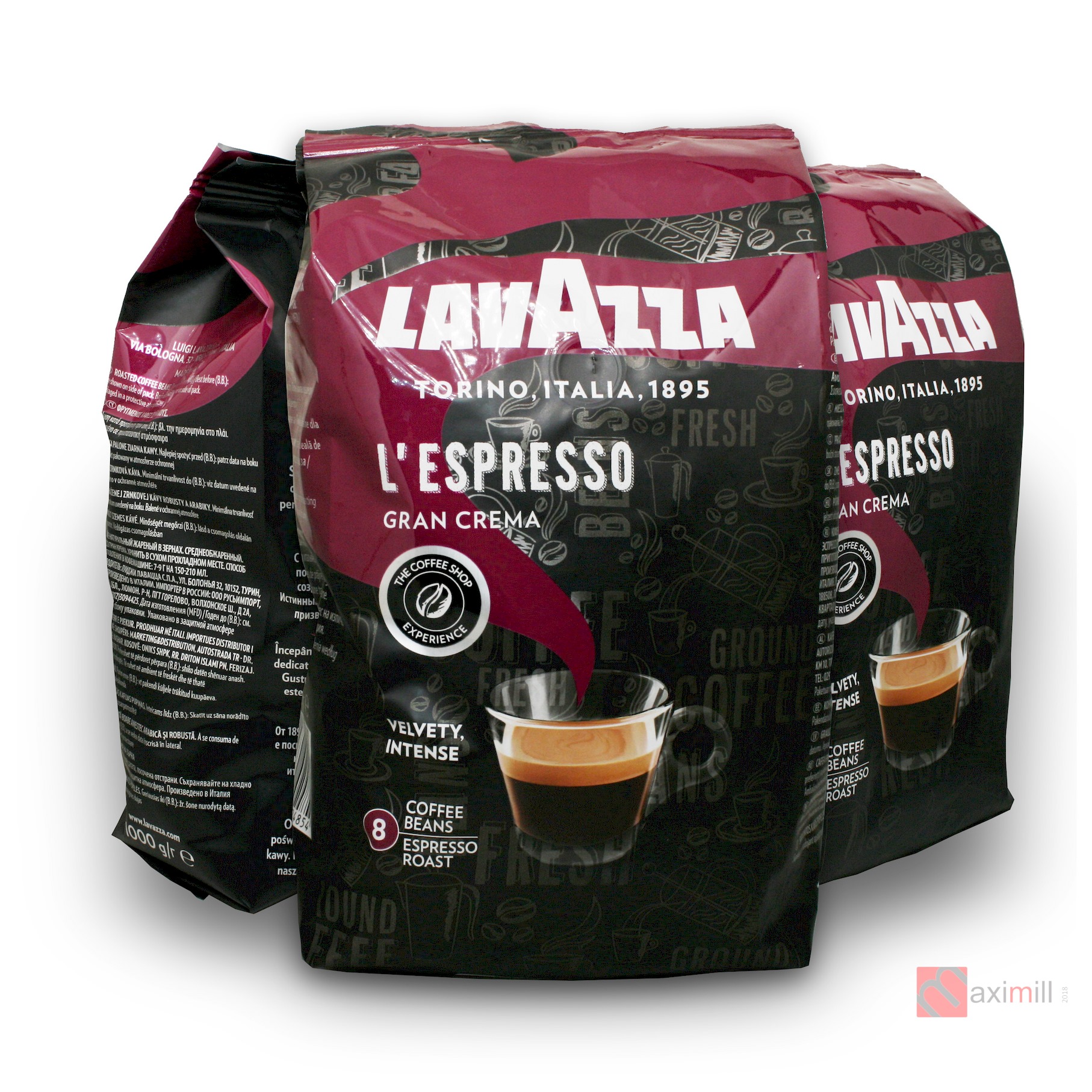Кофе зерновой Lavazza L Espresso Gran Crema 