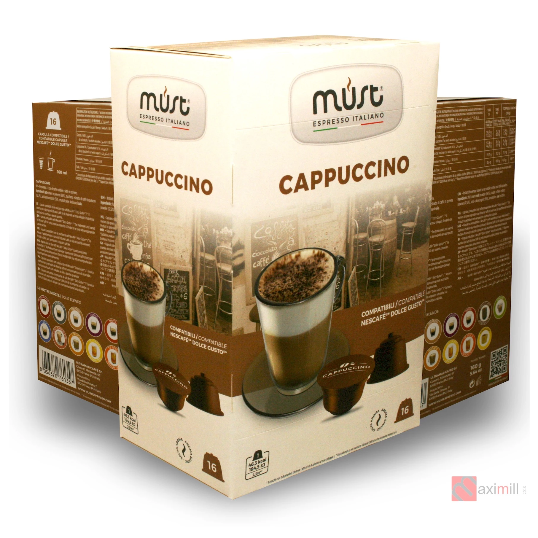 Кофе в капсулах MUST Cappuccino, 112 гр. — купить в Екатеринбурге с  доставкой