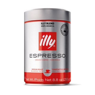 Кофе молотый illy espresso
