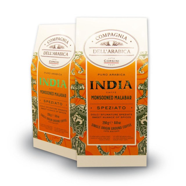 Кофе молотый Puro Arabica India Monsooned Malabar 